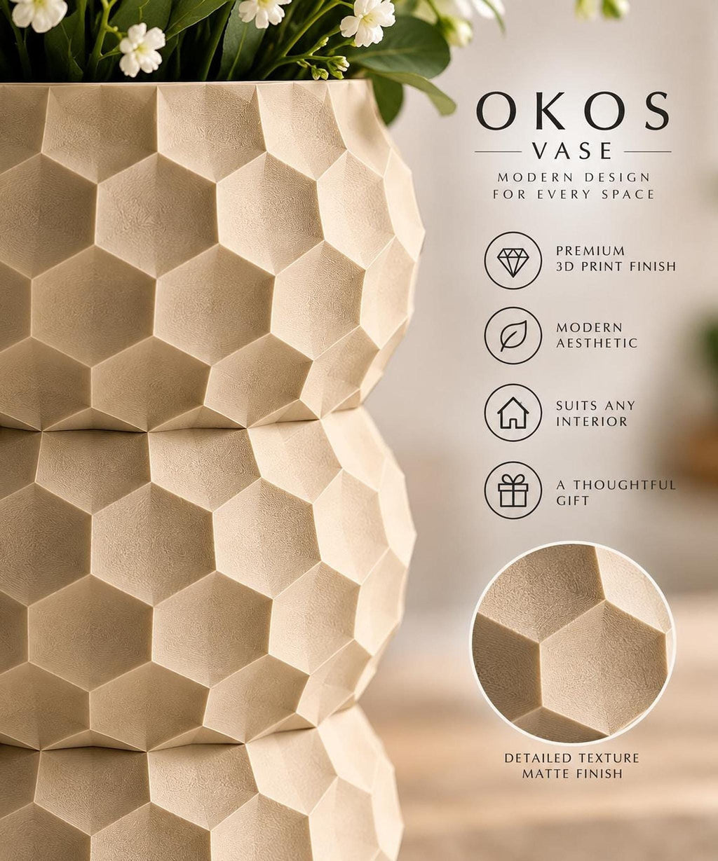 OKOS Sculptural Vase