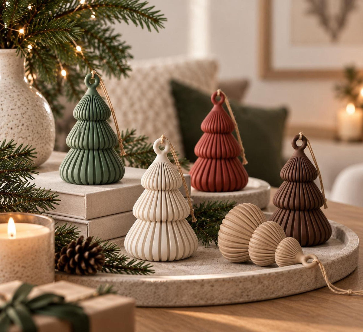 Japandi Christmas Tree Ornament