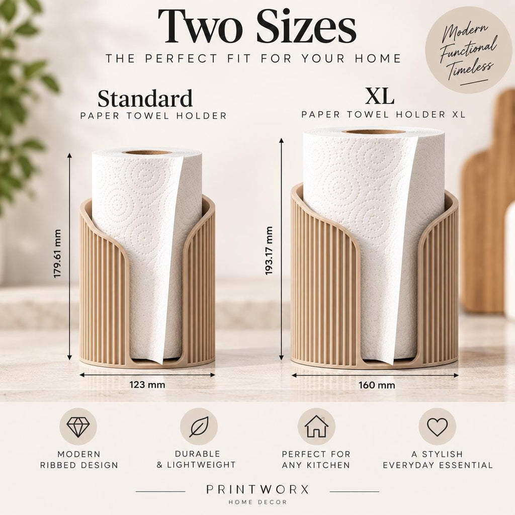 Japandi Paper Towel Holder