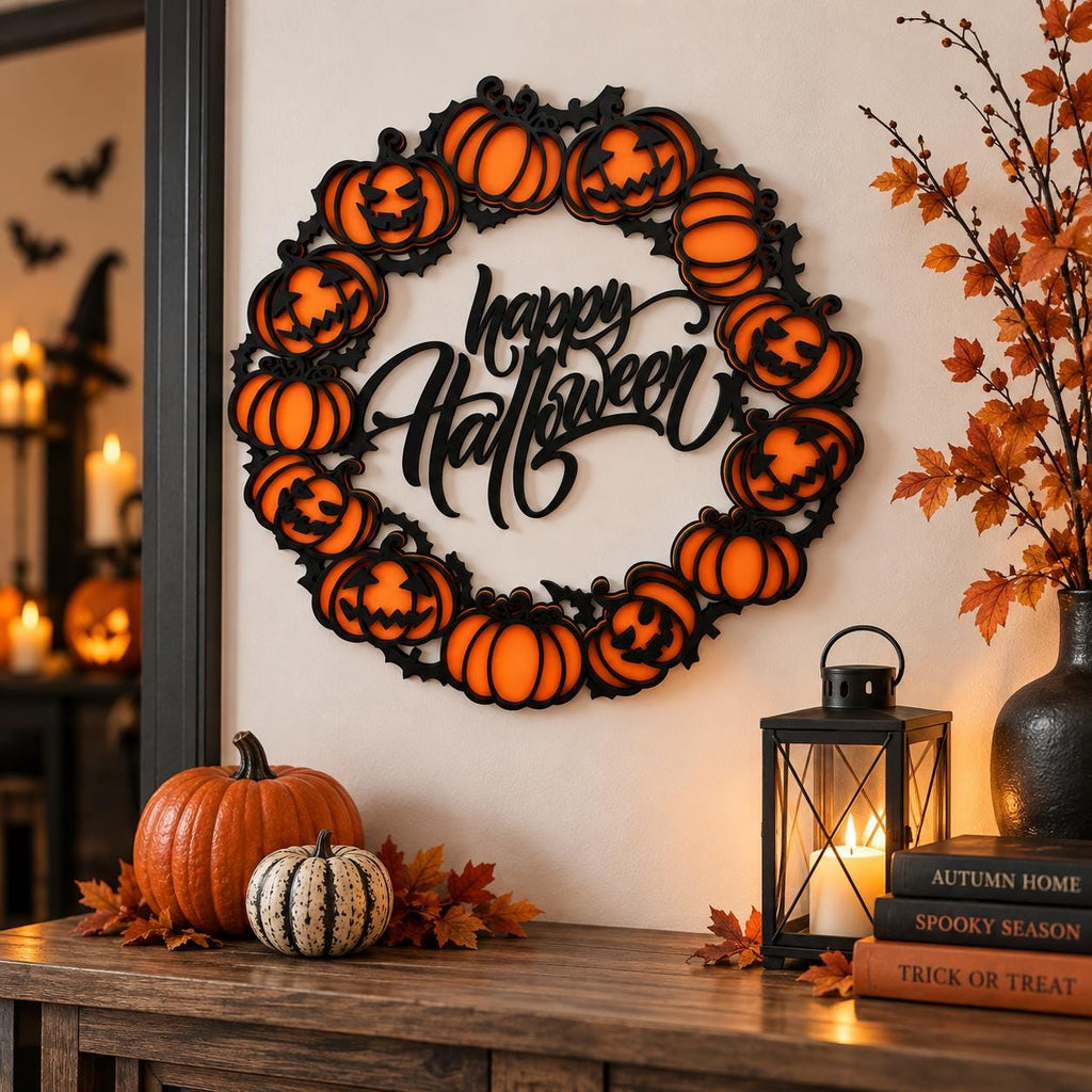 Halloween Wreath Wall Art