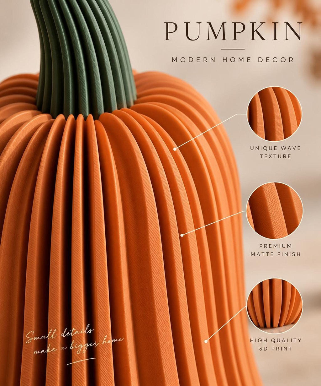 Ribbed Decorative Pumpkins