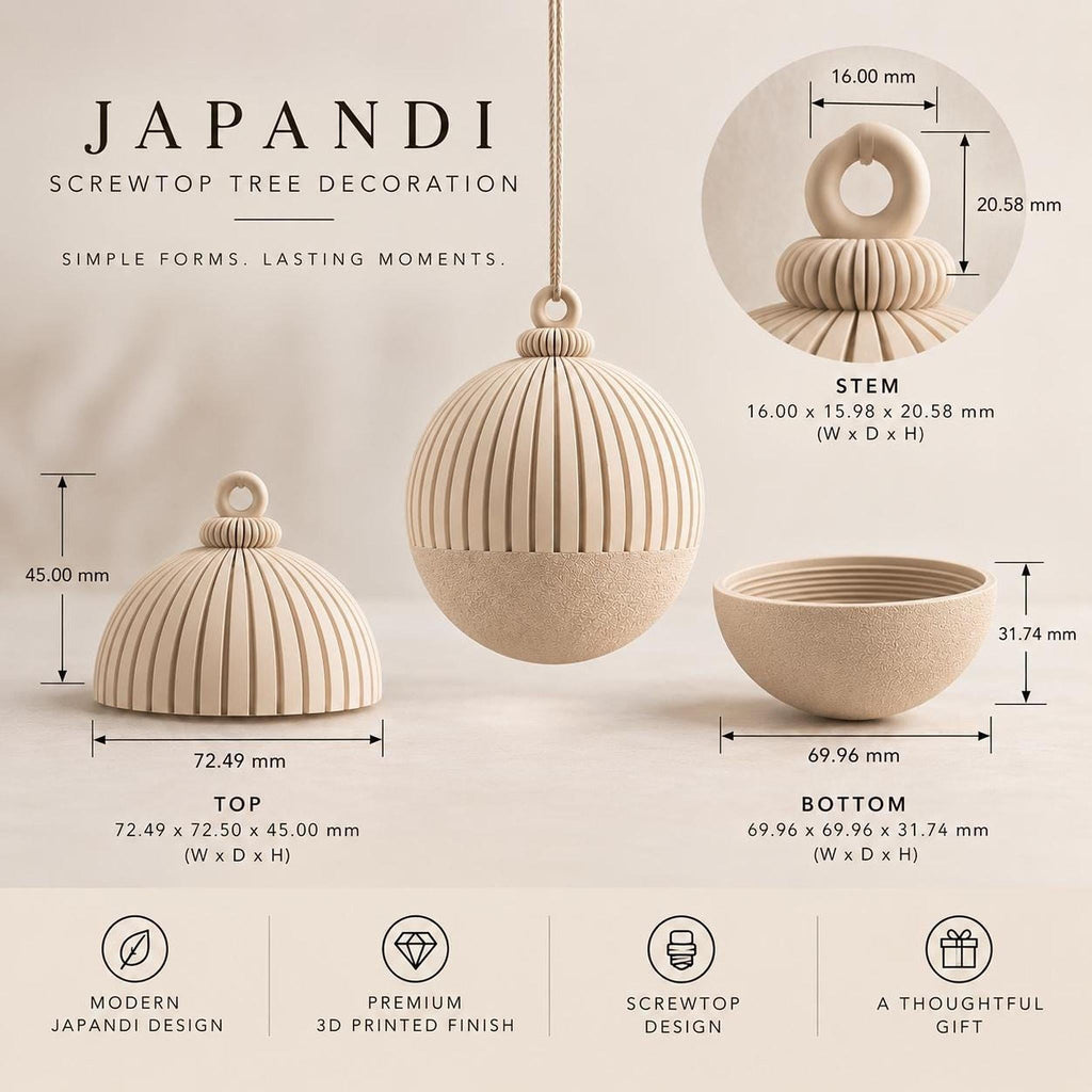 Japandi Christmas Tree Keepsake