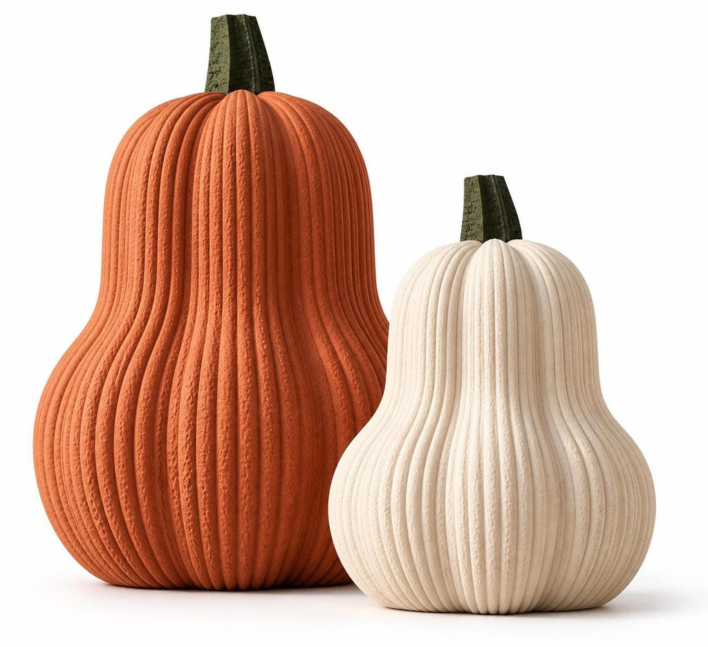 BUTTERNUT Ribbed Ornament