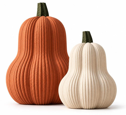 BUTTERNUT Ribbed Ornament