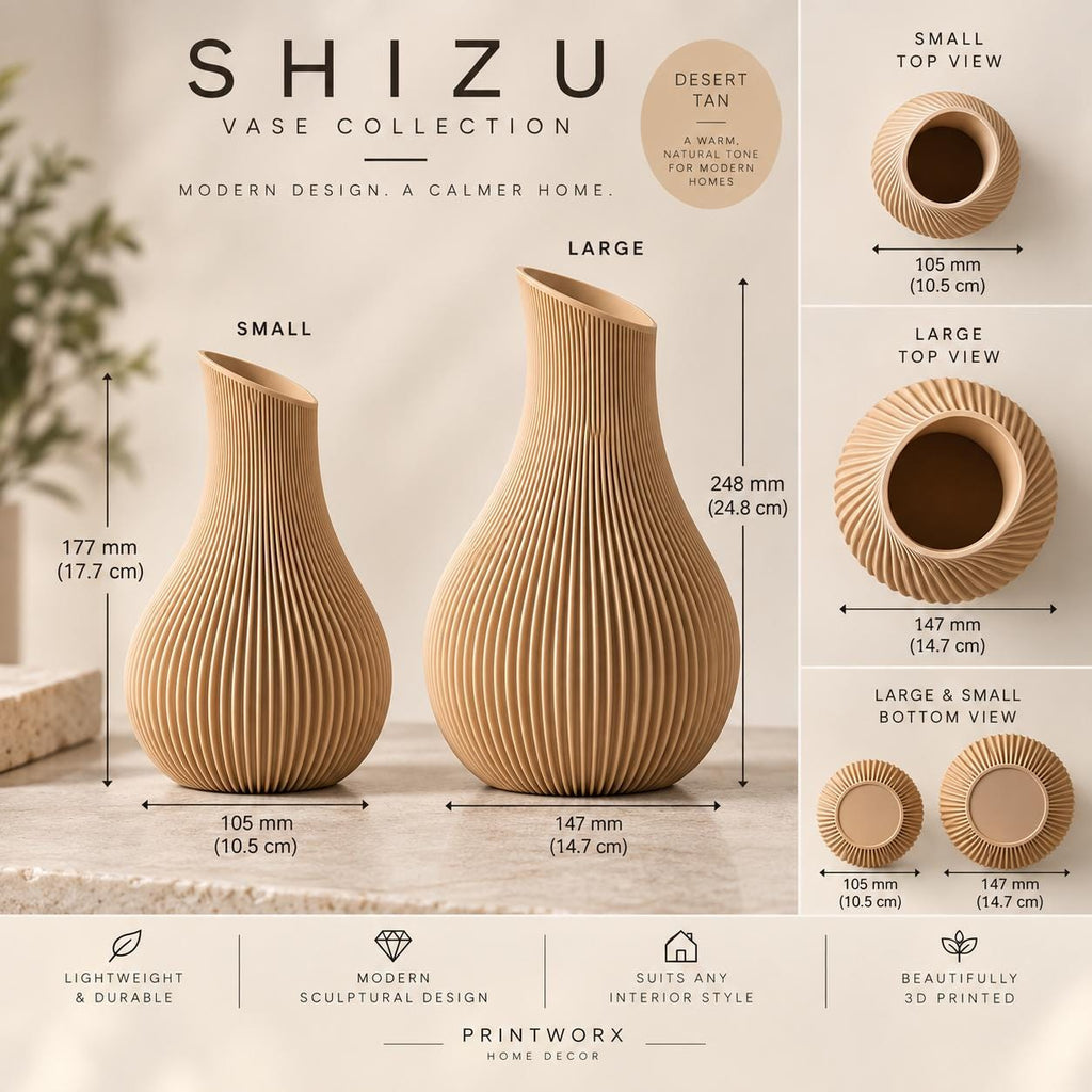 SHIZU Sculptural Vase