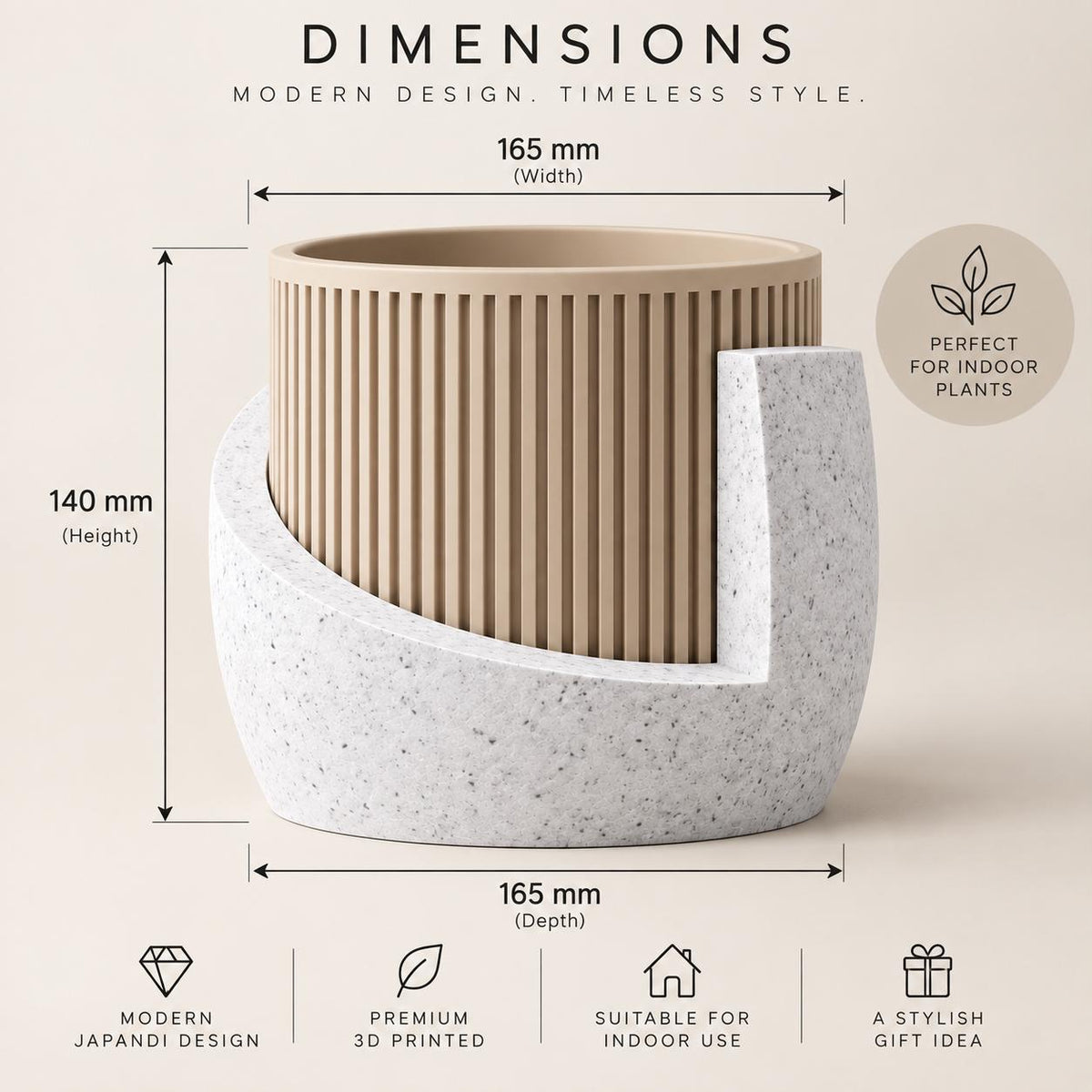 KAI Japandi Planter