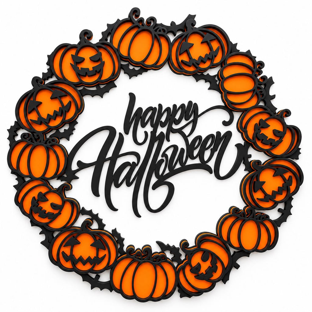 Halloween Wreath Wall Art