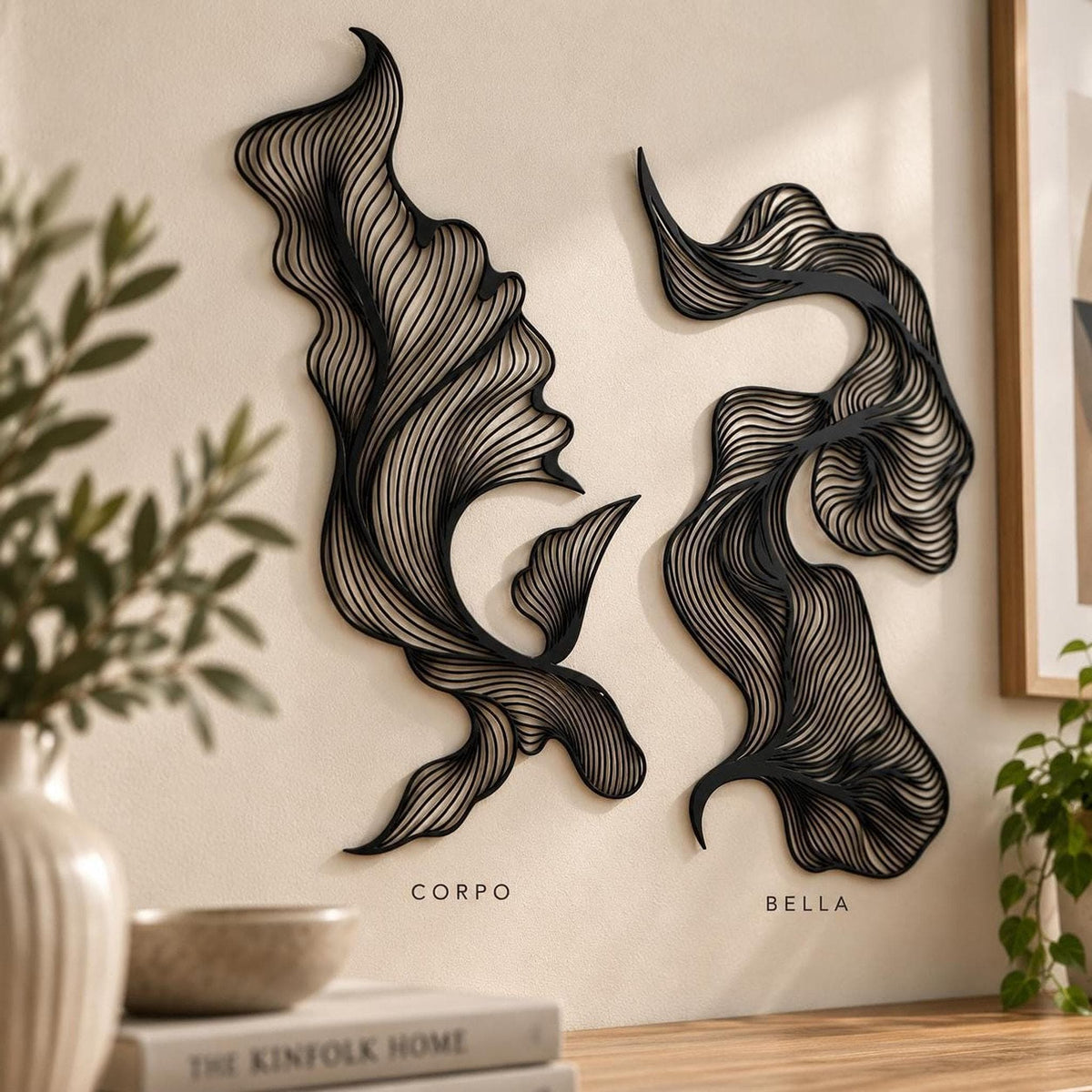 CORPO & BELLA Abstract Wall Art
