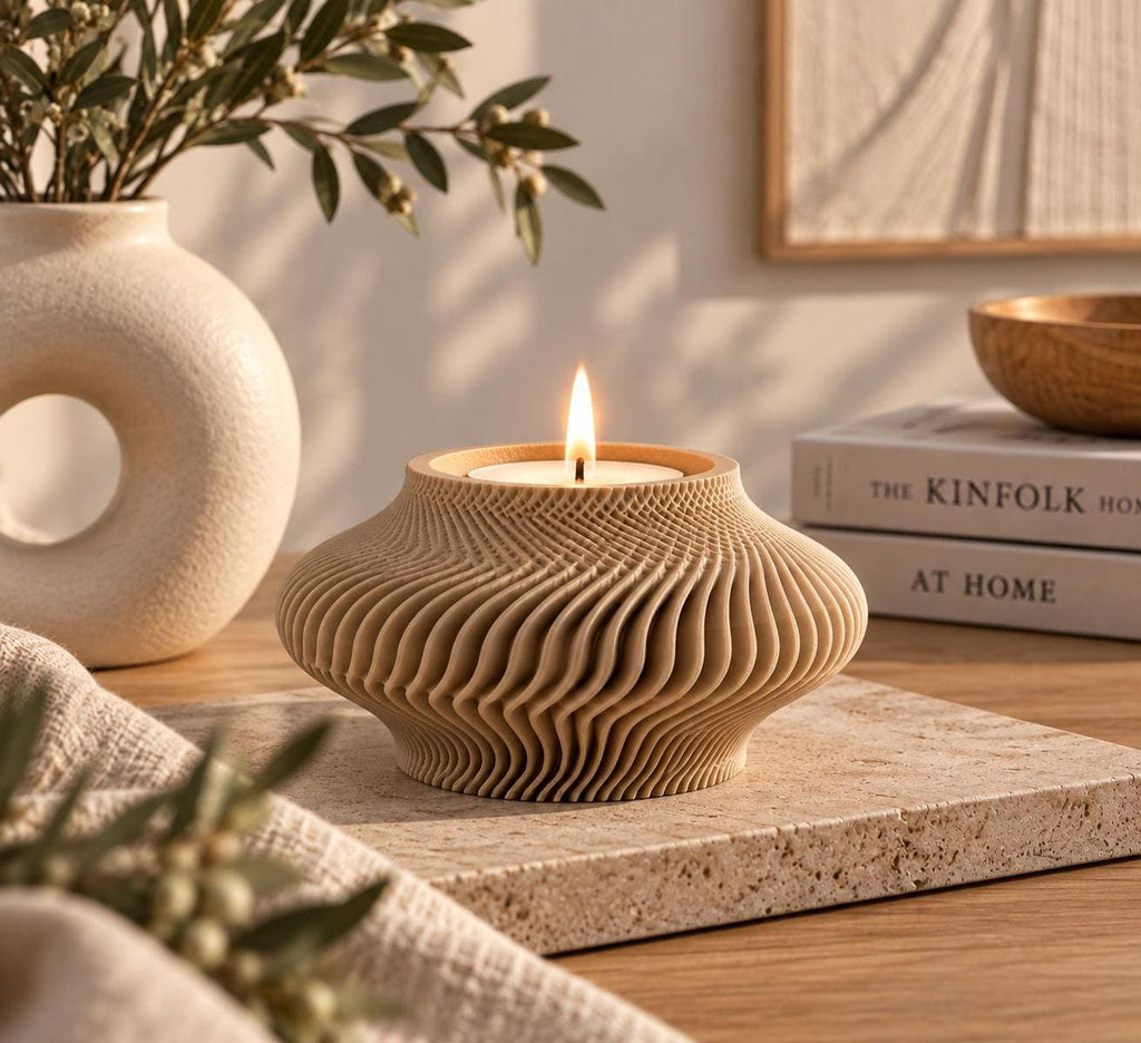 LUNAR Wave Tealight Holder