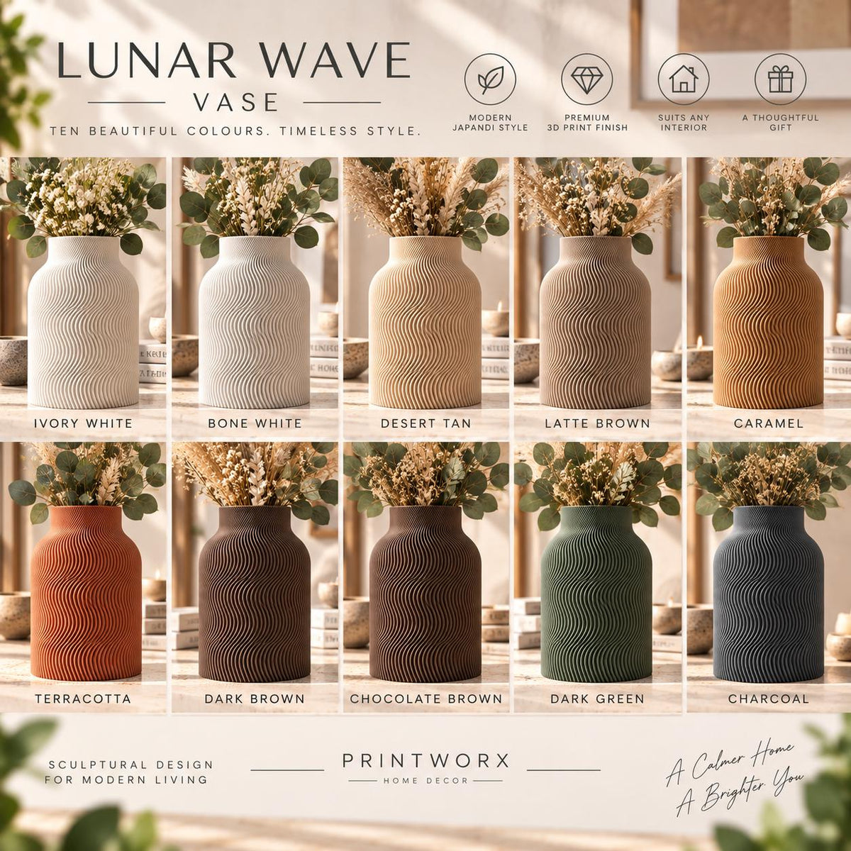 LUNAR Wave Vase