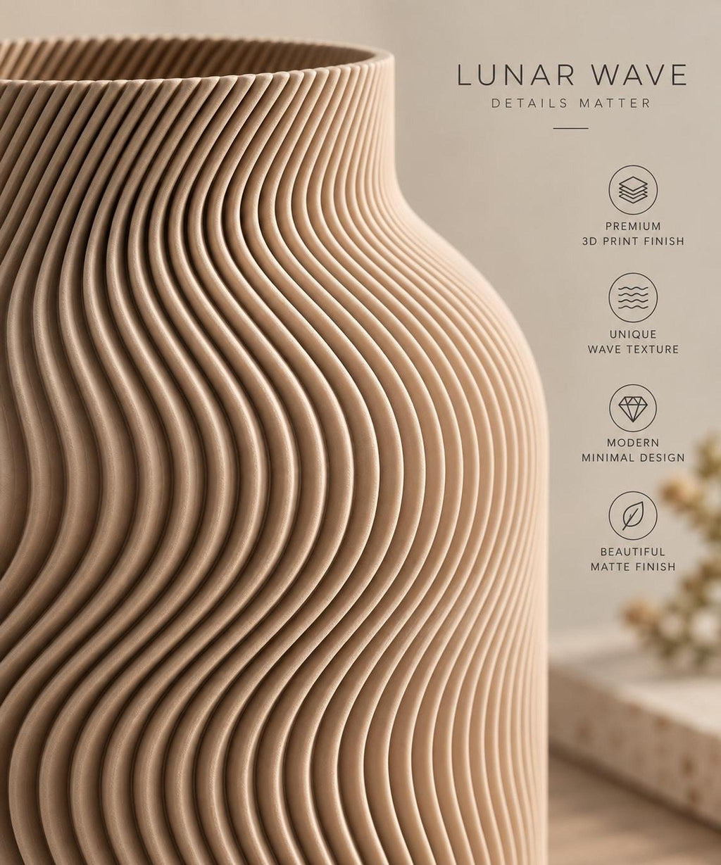 LUNAR Wave Vase