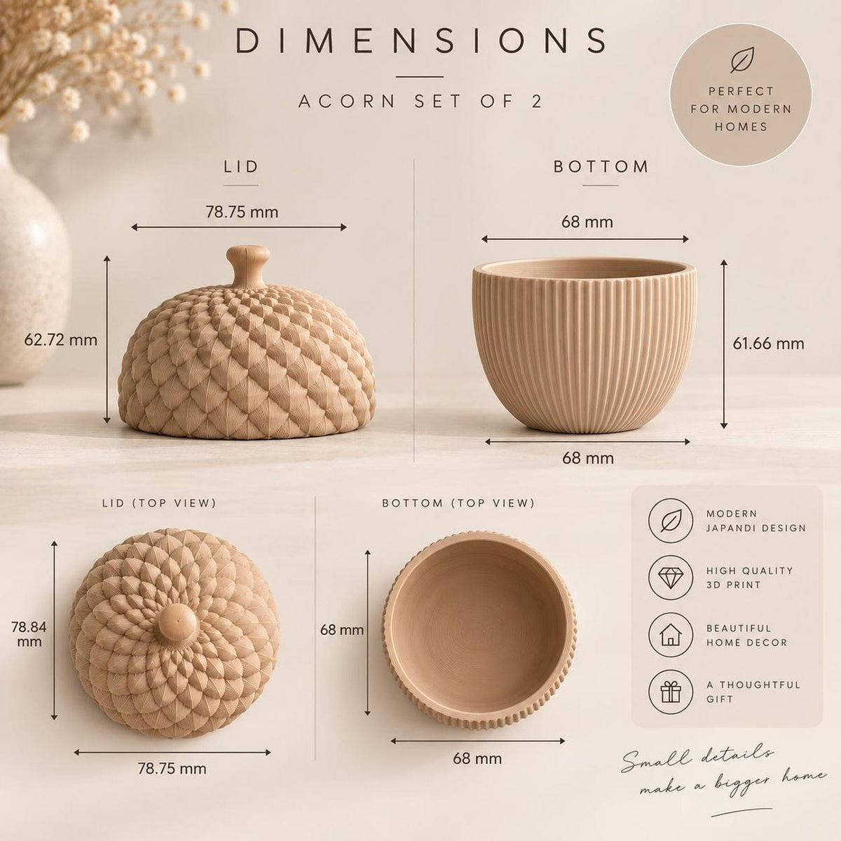 Acorn Storage Containers