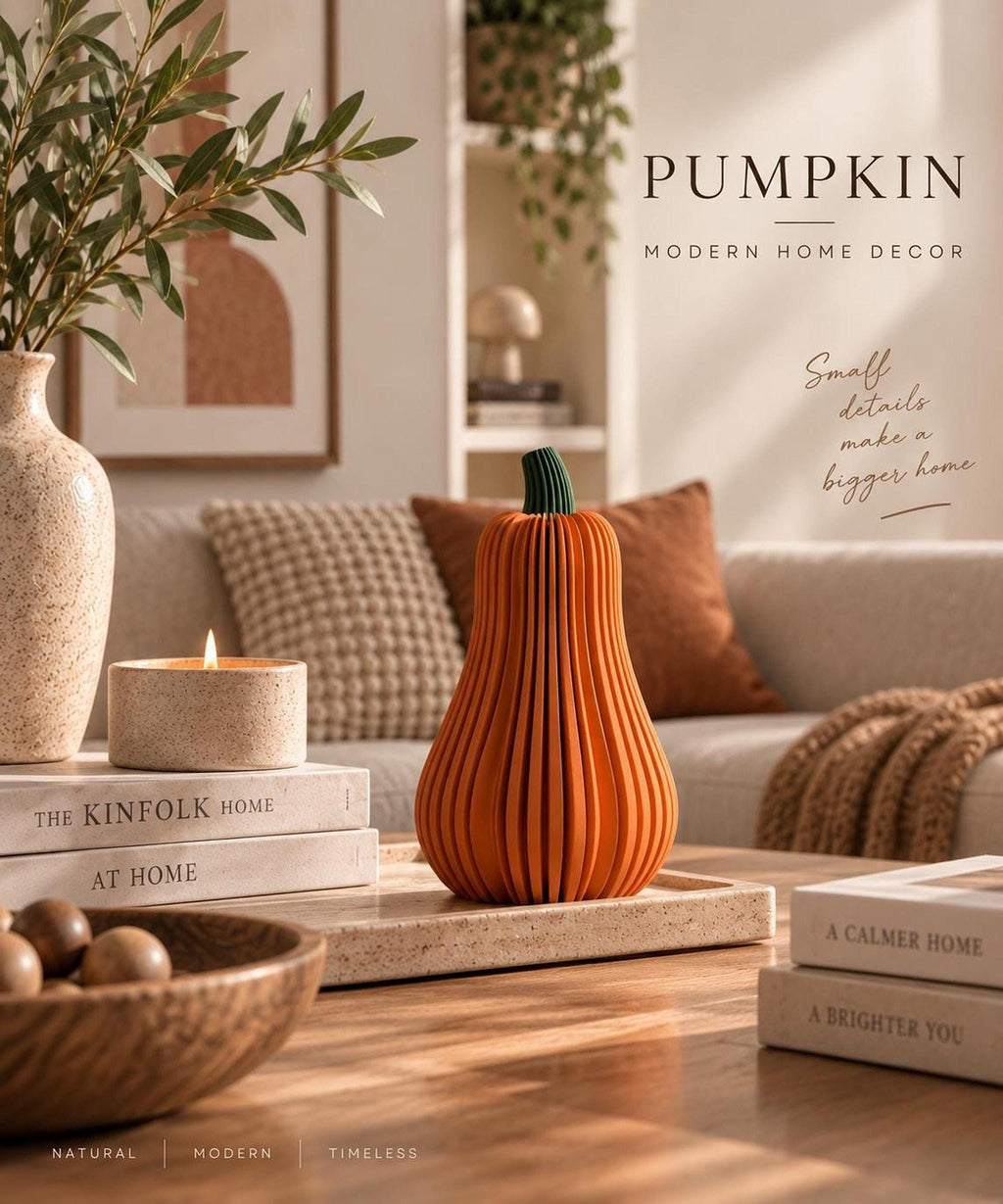 Ribbed Decorative Pumpkins