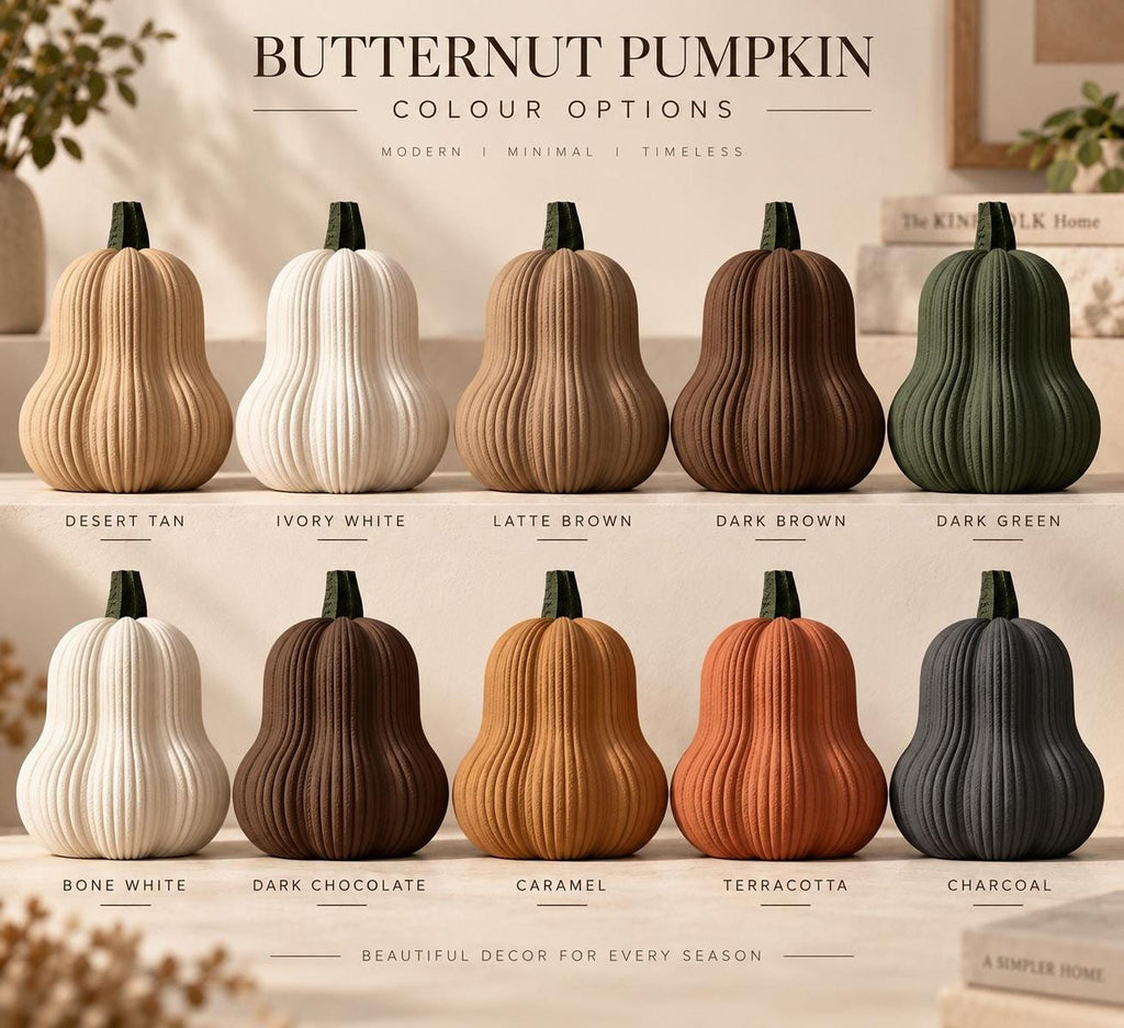 BUTTERNUT Ribbed Ornament