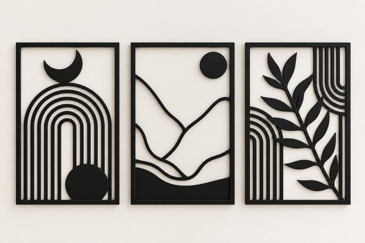 LYRA Minimalist Wall Art – Set of 3