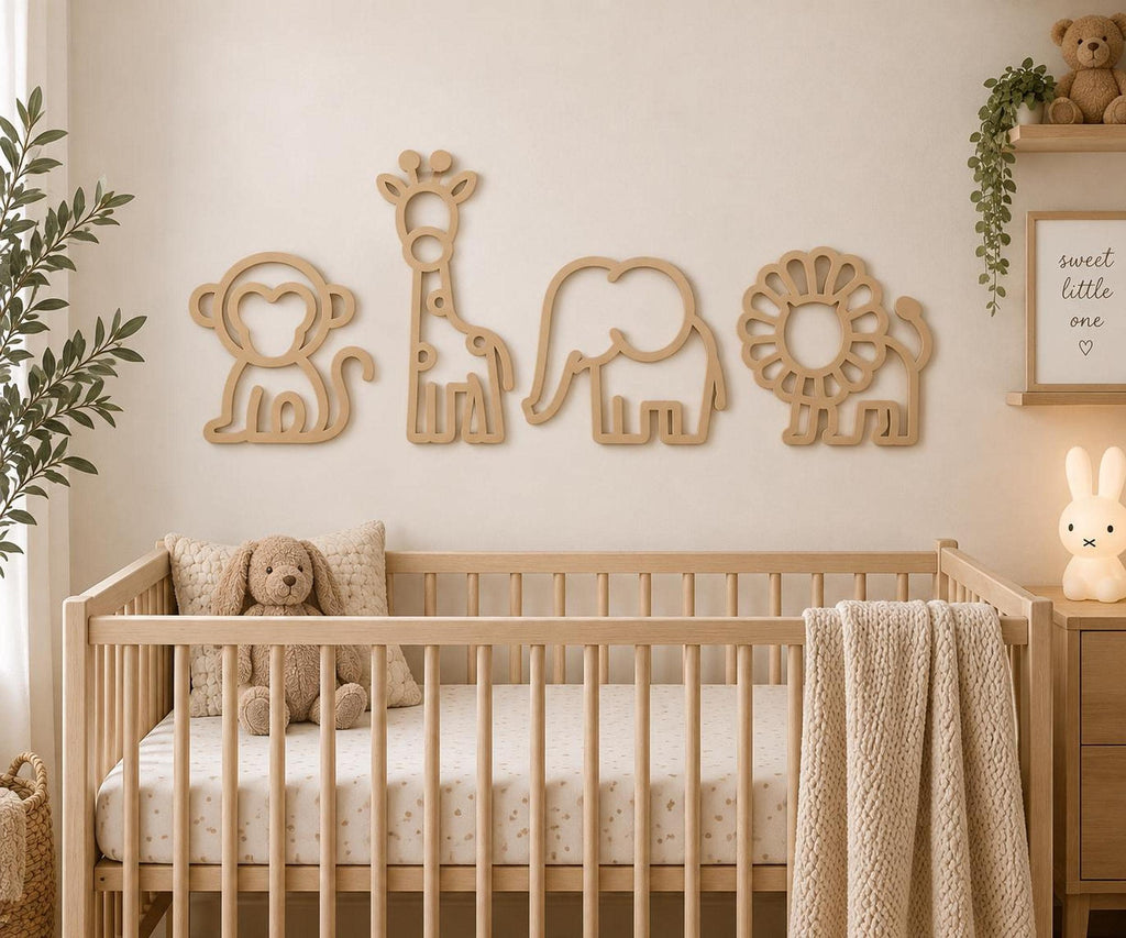 WOODLAND Nursery Wall Art – Set of 3