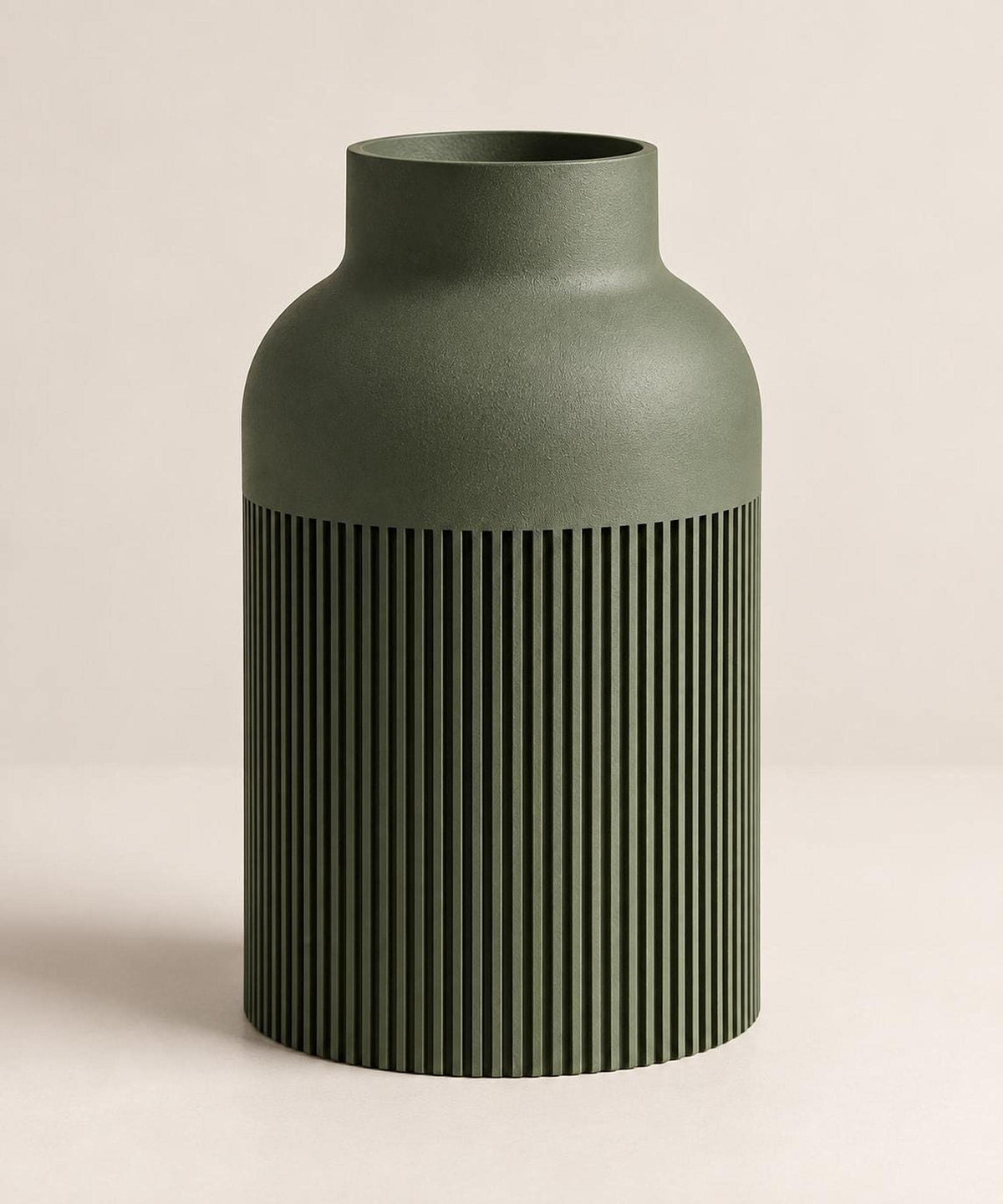 HIKU Ribbed Japandi Vase