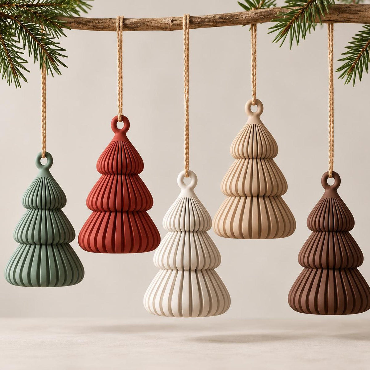 Japandi Christmas Tree Ornament