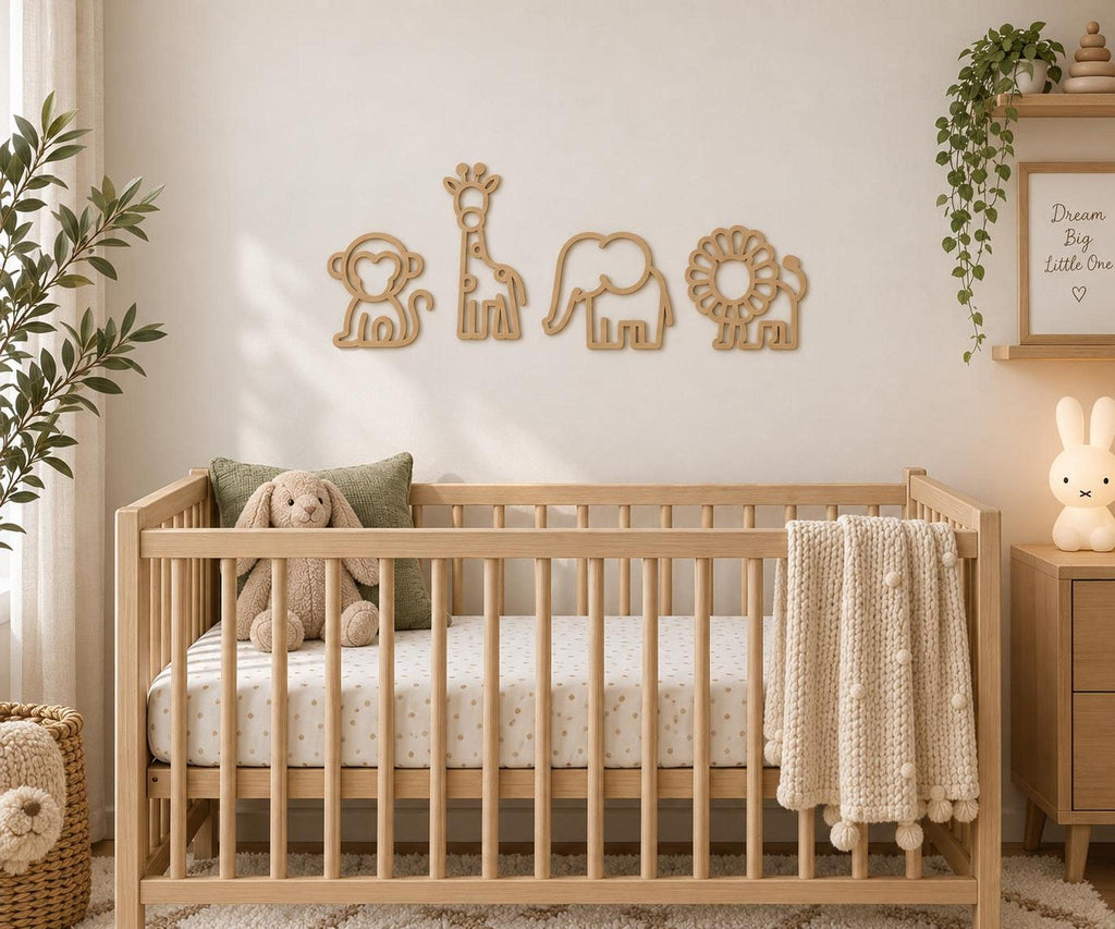 WOODLAND Nursery Wall Art – Set of 3