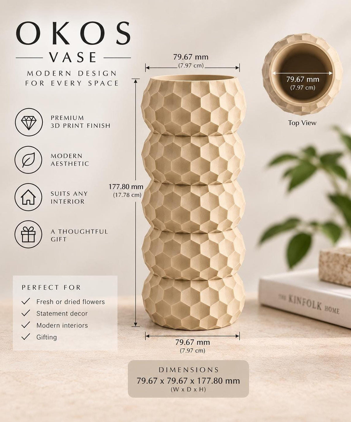 OKOS Sculptural Vase