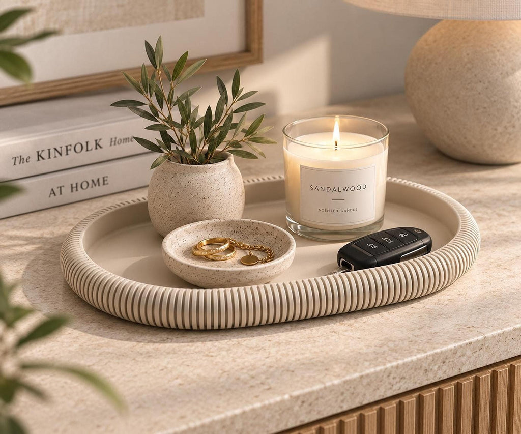 Japandi Decorative Tray