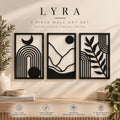 LYRA Minimalist Wall Art – Set of 3