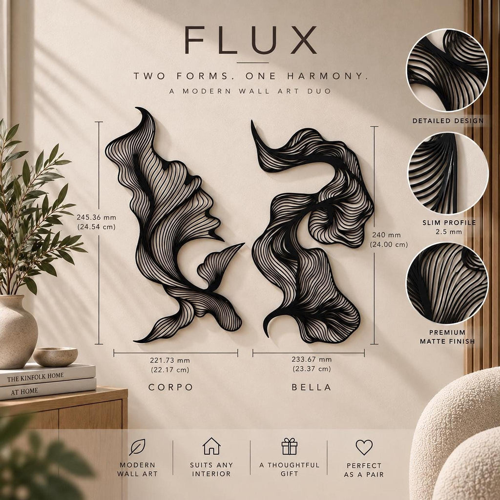 CORPO & BELLA Abstract Wall Art
