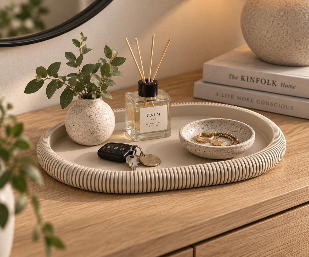 Japandi Decorative Tray