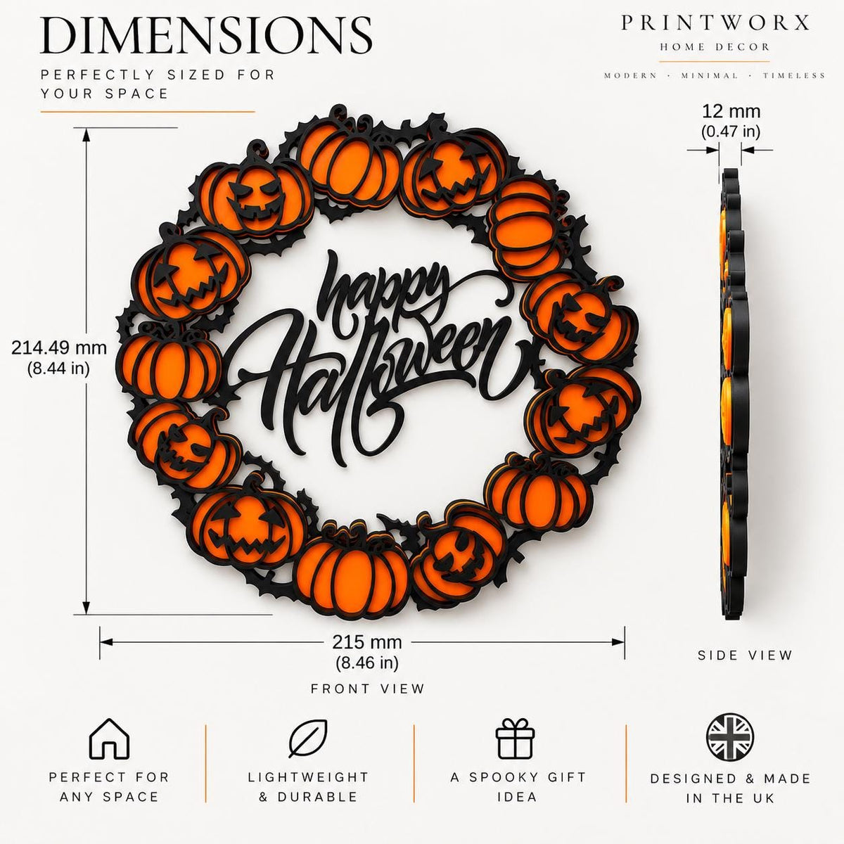 Halloween Wreath Wall Art