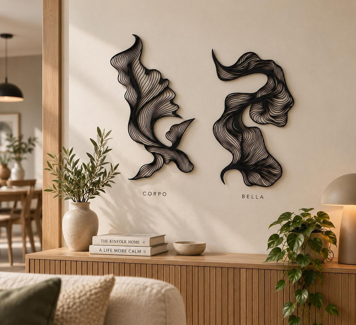CORPO & BELLA Abstract Wall Art