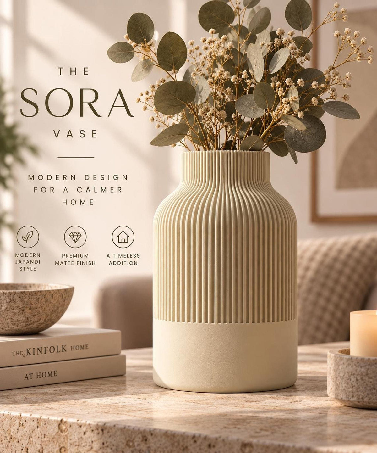 SORA Japandi Vase