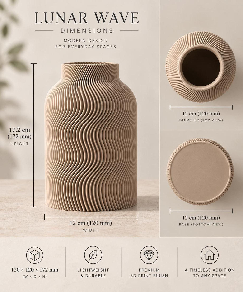 LUNAR Wave Vase