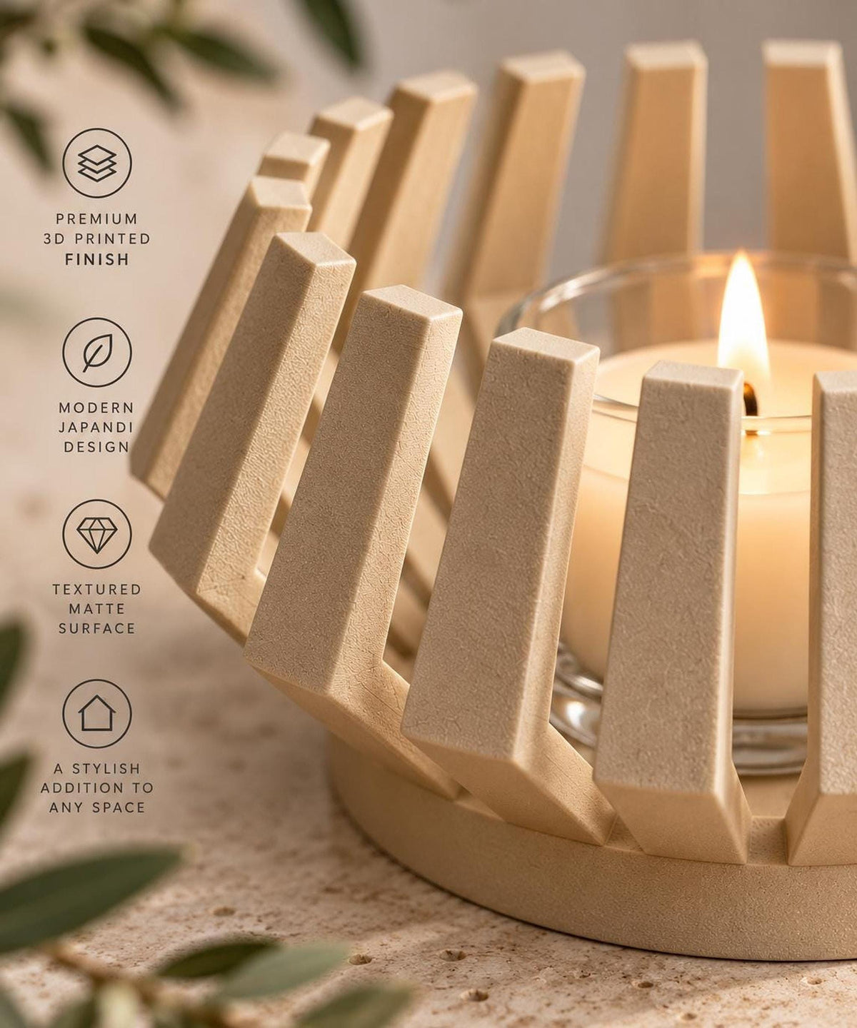 ULIN Geometric Tealight Holder