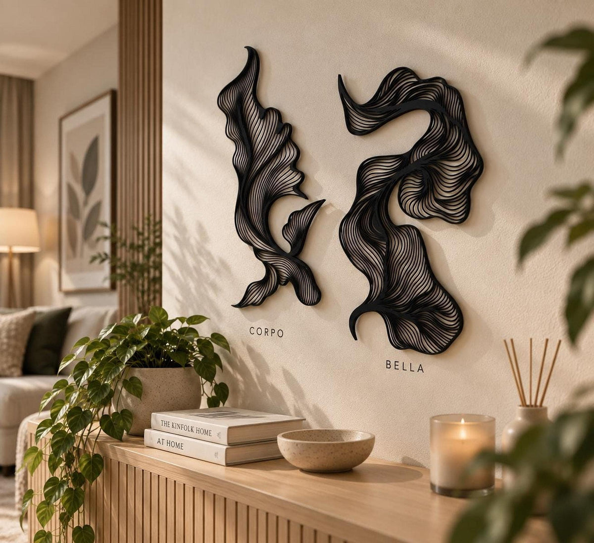 CORPO & BELLA Abstract Wall Art