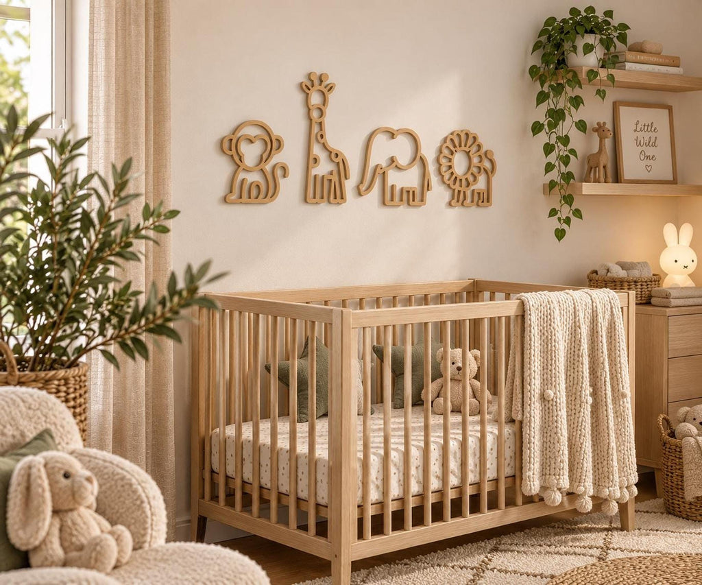 WOODLAND Nursery Wall Art – Set of 3