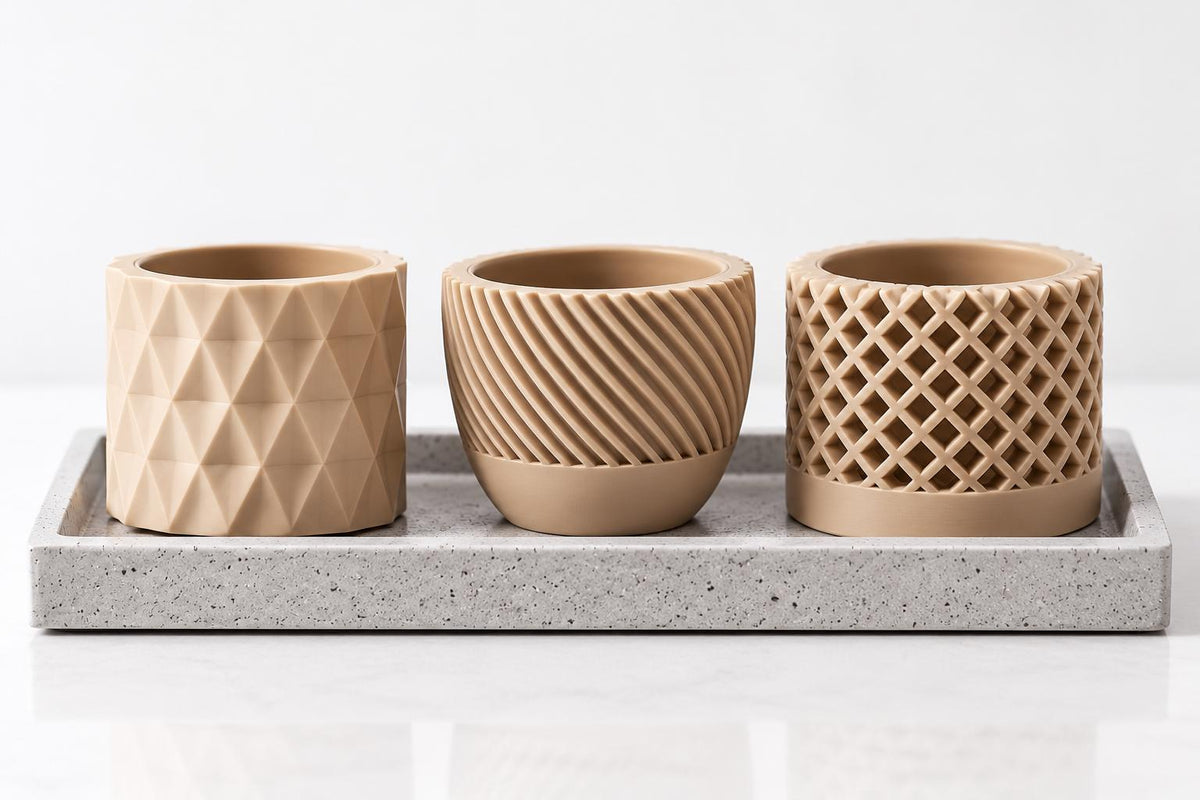 Japandi Mini Planters – Set