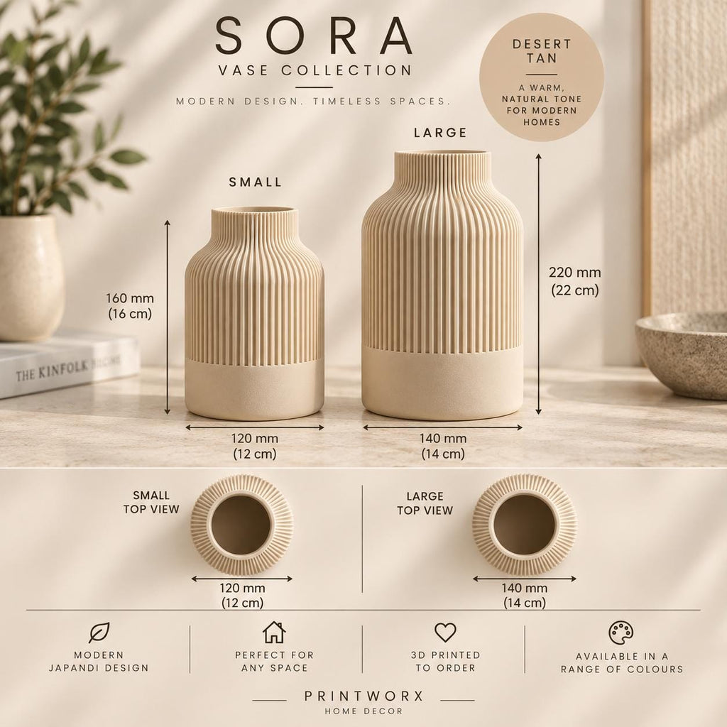 SORA Japandi Vase