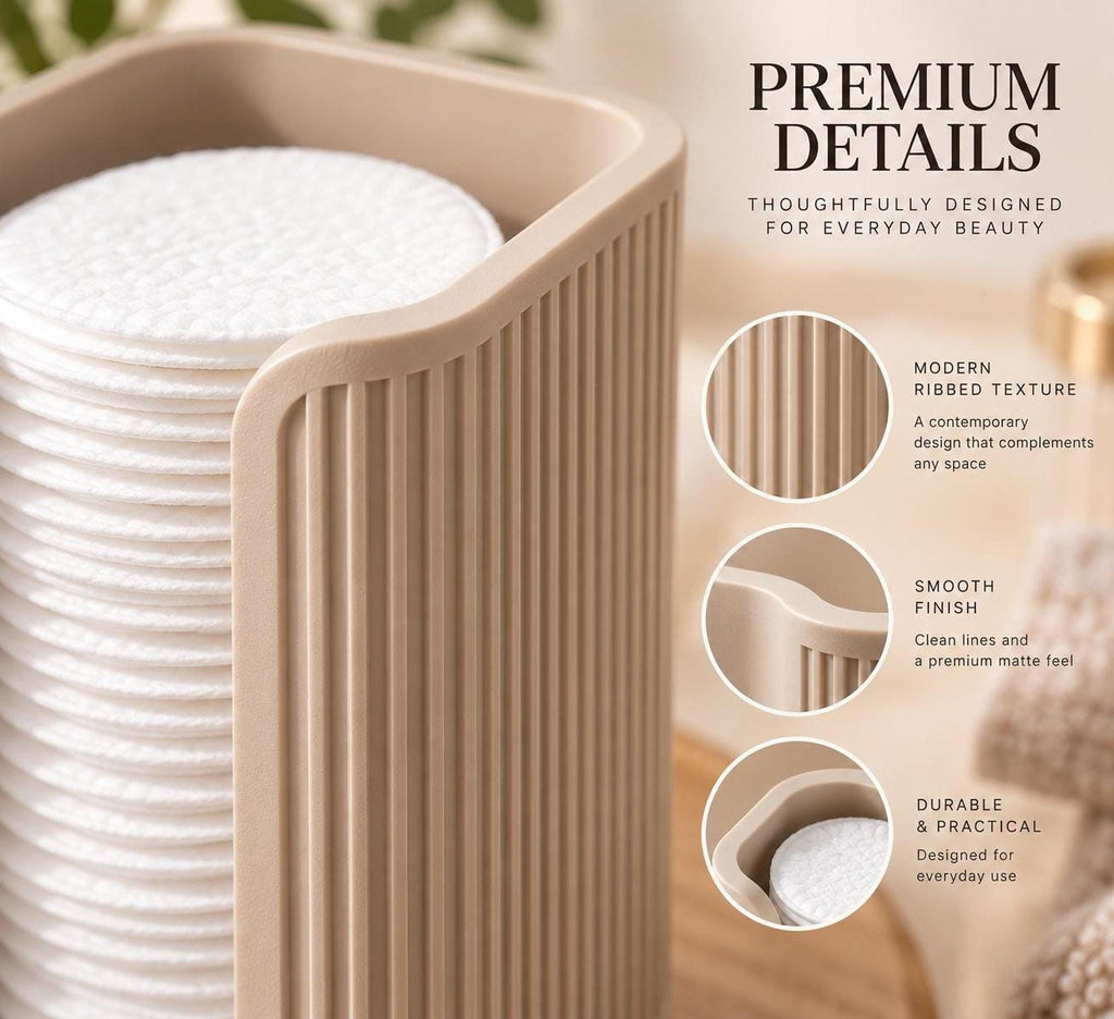 Japandi Cotton Pad Holder